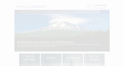 Desktop Screenshot of portlandpsychotherapyclinic.com