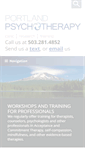 Mobile Screenshot of portlandpsychotherapyclinic.com